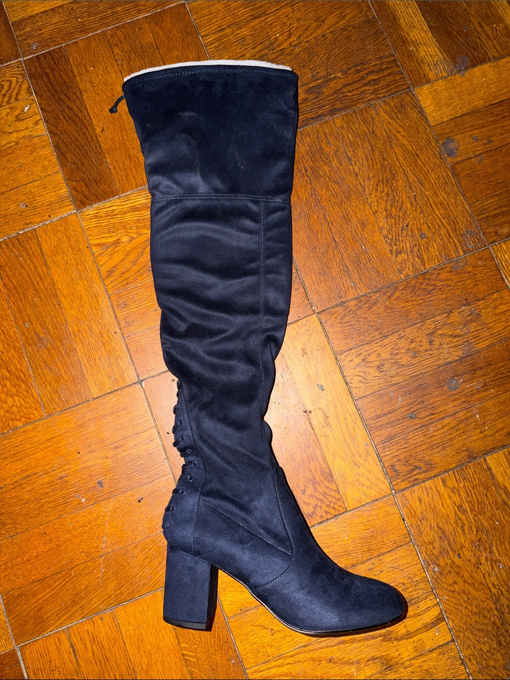 Charles By Charles David  Over-the-Knee Block Heel Boots Midnight 9M